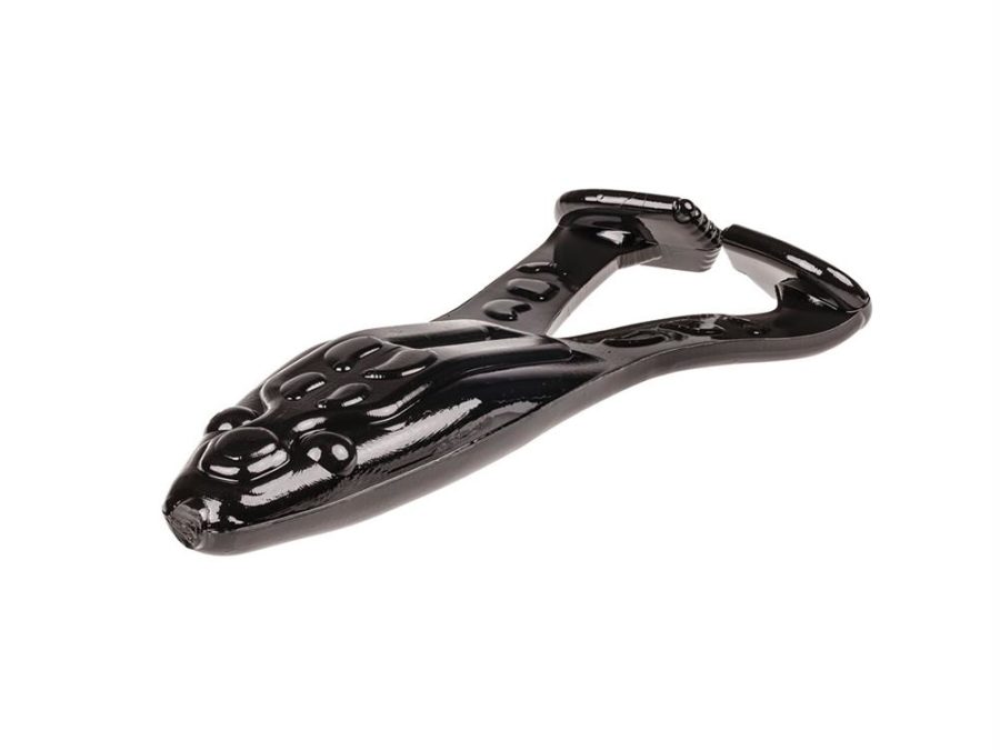 Super Toad Soft Bait Lure – 4″ Body Length,Black, Per 5