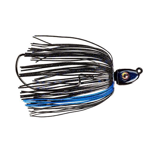 Swinging Swim Jig – 1-4 oz, 4-0 Hook, Black-Blue, Per 1