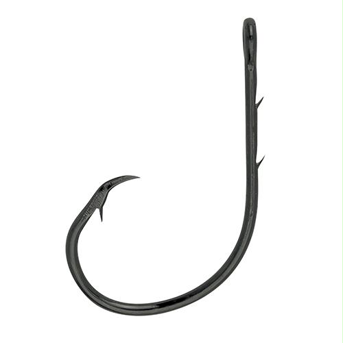 Lazer Sharp Offset Baitholder CIrcle Hook – Size 3-0, Platinum Black, Package of 20