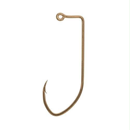 Pro-V 90 Non Offset Jig Hook – Size 8, Bronze, Package of 100