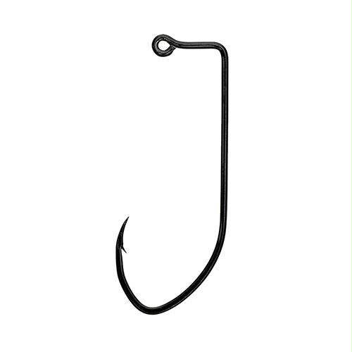 Pro-V 90 Non Offset Jig Hook – Size 4, Platinum Black, Package of 100