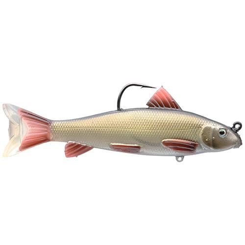 Sucker Swimbait – Freshwater, 4 1-2″ Length, 7-8 oz, 1′-12′ Depth, Redhorse Natural-Olive, Per 1
