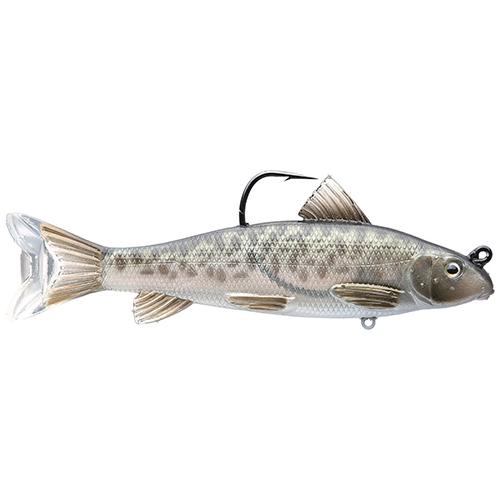 Sucker Swimbait – Freshwater, 5 1-2″ Length, 1 1-3 oz, 1′-12′ Depth, Redhorse White-Natural, Per 1