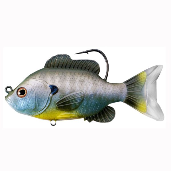 Sunfish Swimbait – Freshwater, 5″ Length, 1 1-3 oz, 1′-8′ Depth, Natural-Blue Natural Bluegi, Per 1