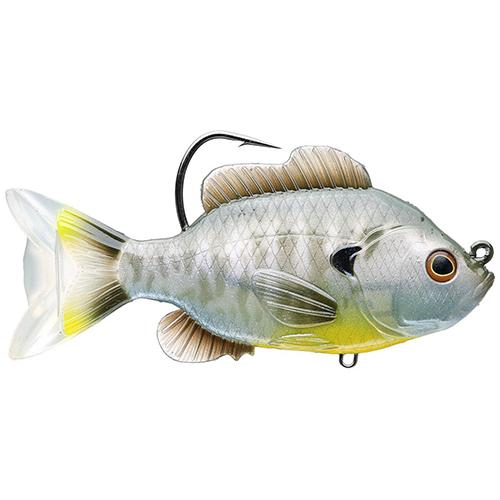 Sunfish Swimbait – Freshwater, 3 1-2″ Length, 1-2 oz, 1′-8′ Depth, Natural Bluegill, Per 1