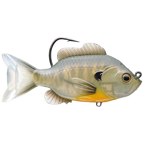 Sunfish Swimbait – Freshwater, 4 3-8″ Length, 7-8 oz, 1′-8′ Depth, Bronze Bluegill, Per 1
