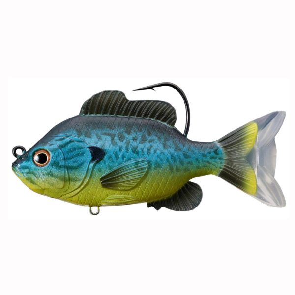 Sunfish Swimbait – Freshwater, 5″ Length, 1 1-3 oz, 1′-8′ Depth, Blue-Yellow Pumpkinseed, Per 1