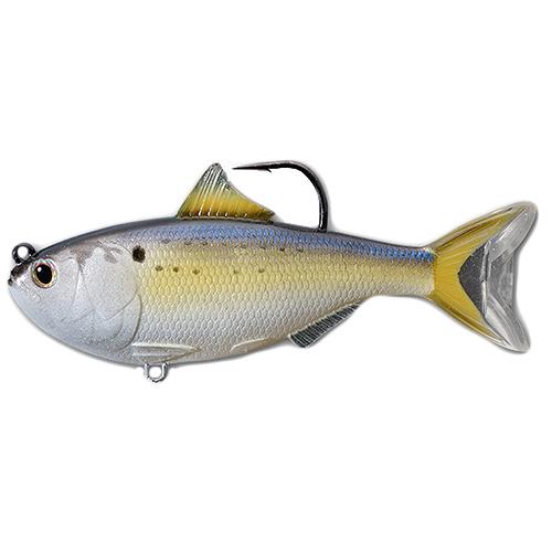 Menhaden Crankbait – Saltwater, 3 1-2″ Length, 1′-12′ Depth, 1-2 oz Weight, Natural, Per 1
