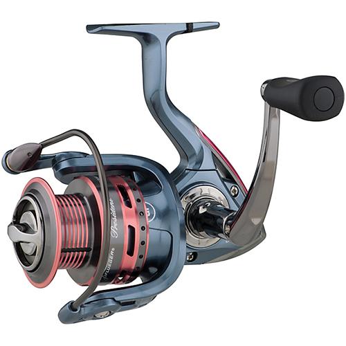 Lady President Spinning Reel – 40 Reel Size, 5.2:1 Gear Ratio, 31.9″ Retrieve Rate, 14 lb Max Drag Ambidextrous