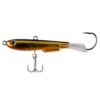 Johnny Darter Hard Bait Lure – 3-4″ Length, 1-8 oz, 2 Number 10 Hooks, Black-Gold, Per 1