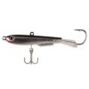 Johnny Darter Hard Bait Lure – 3-4″ Length, 1-8 oz, 2 Number 10 Hooks, Chrome Black, Per 1