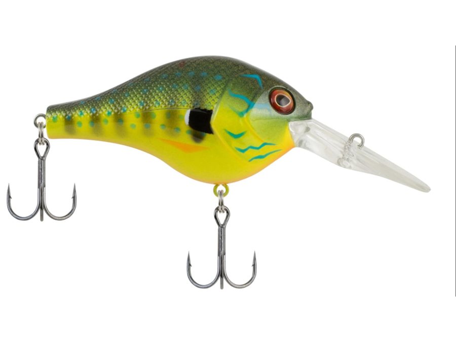 Digger Hard Bait Lure – 1 3-4″ Length, 1-4 oz, 2 Hooks, 3′-5′ Depth, Rubbertail, Per 1