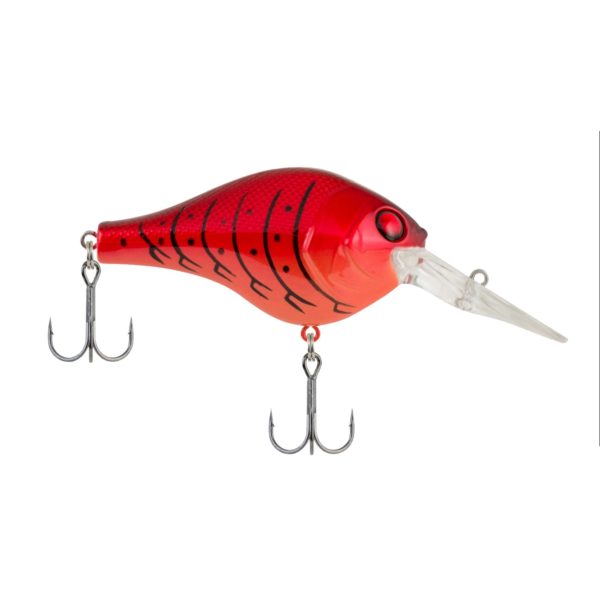 Digger Hard Bait Lure – 2 1-2″ Length, 7-16 oz, 2 Hooks, 7′-9′ Depth, Apple Red Craw, Per 1