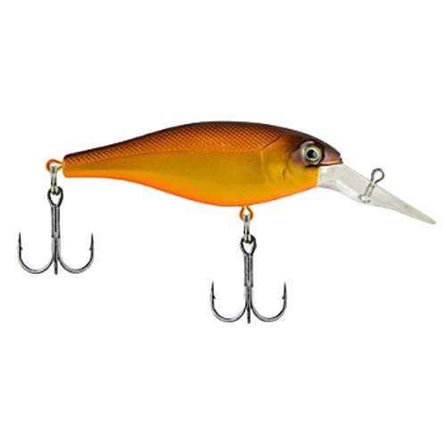 Bad Shad Hard Bait Lure – 2″ Length, 1-4 oz, 5′-7′ Depth, 2 Hooks, Spray Tan, Per 1