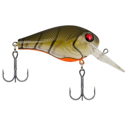 Wild Thang Hard Bait Lure – 2 1-4″ Length, 1-2 oz, 6′-9′ Depth, 2 Hooks, Green Ozark Craw, Per 1