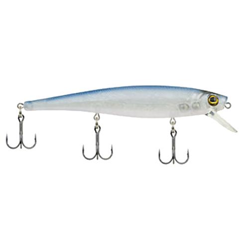 Skinny Cutter 110 Shallow Hard Bait Lure – 4 1-4″ Length, 7-16 oz, 3′-5′ Depth, 3 Hooks, Blue Vapor, Per 1