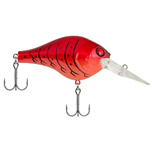 Digger Hard Bait Lure – 2 1-2″ Length, 11-16 oz, 10′-12′ Depth, 2 Hooks, Candy Apple Red Craw, Per 1