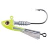 Snap Jig Jigheads Lure – 1-4 oz Size. 1-0 Hook, Chartreuse, Per 2