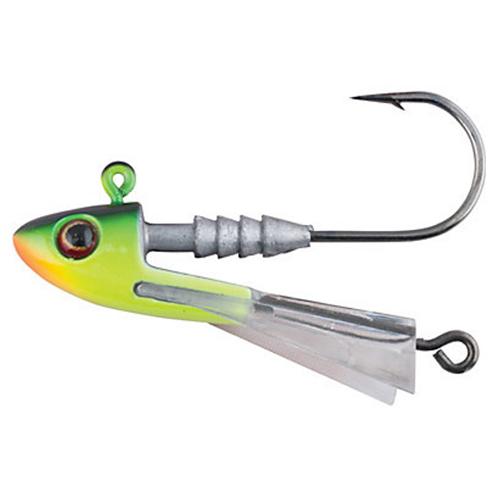 Snap Jig Jigheads Lure – 1-4 oz Size. 1-0 Hook, Fire Tiger, Per 2
