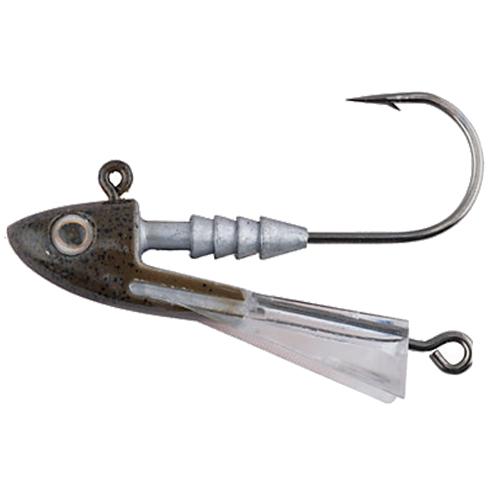 Snap Jig Jigheads Lure 38 oz Size. 10 Hook, Green Pumpkin, Per 2
