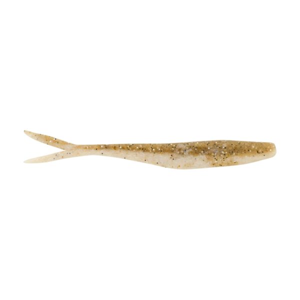 MaxScent Flatnose Minnow Soft Bait – 4″ Length, Brown Back, Per 10