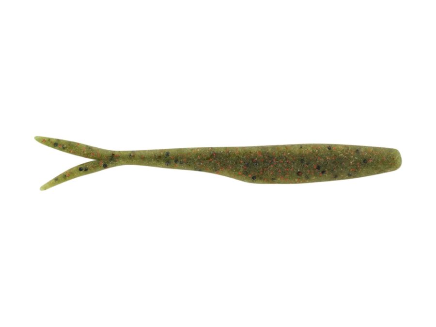 MaxScent Flatnose Minnow Soft Bait – 4″ Length, Watermelon Red, Per 10