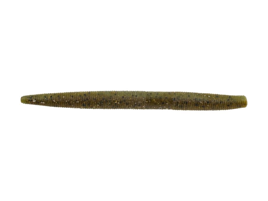 MaxScent The General Soft Bait – 5″ Length, Green Pumpkin-Watermelon, Per 8