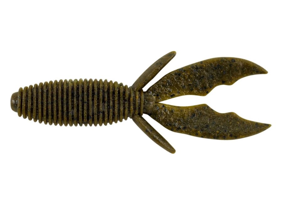 MaxScent Creature Hawg Soft Bait – 4″ Length, Green Pumpkin Watermelon, Per 8