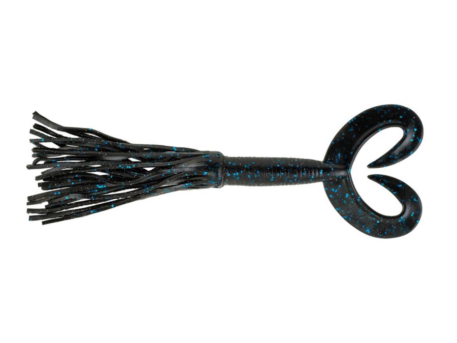 Bearded The Deuce Soft Bait – 4″ Length, Black-Blue Flake, Per 6