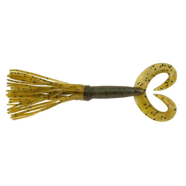 Bearded The Deuce Soft Bait – 4″ Length, Green Pumpkin Blue, Per 6