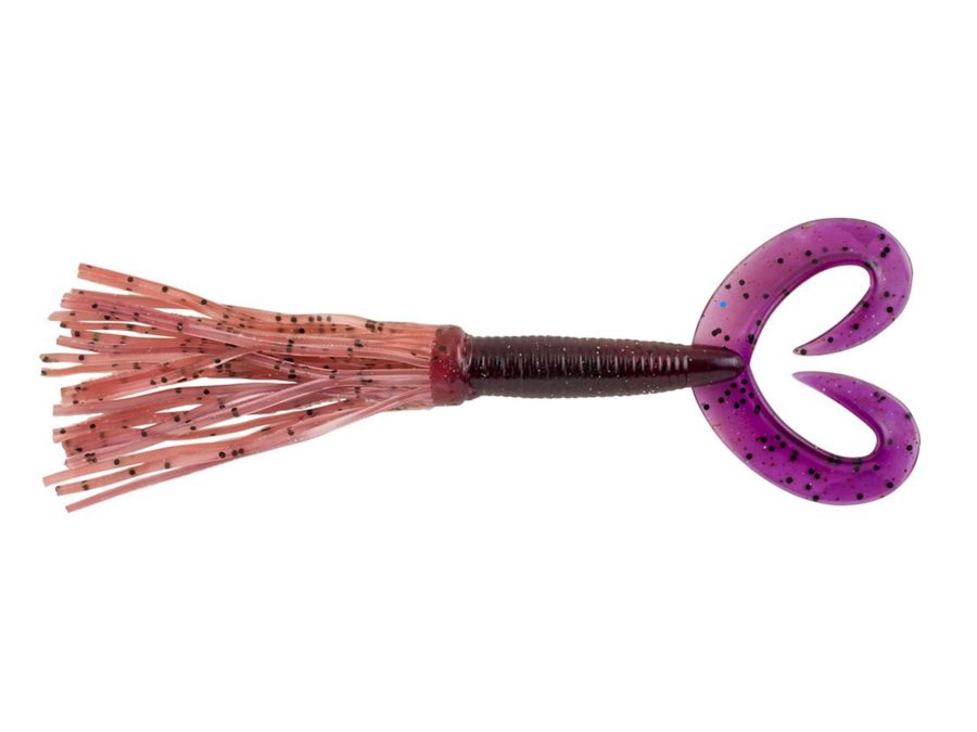 Bearded The Deuce Soft Bait – 4″ Length,  Peanut Butter and Jelly, Per 6