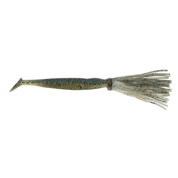 Bearded Grass Pig Soft Bait – 5″ Length, Blue Shiner Gold, Per 6