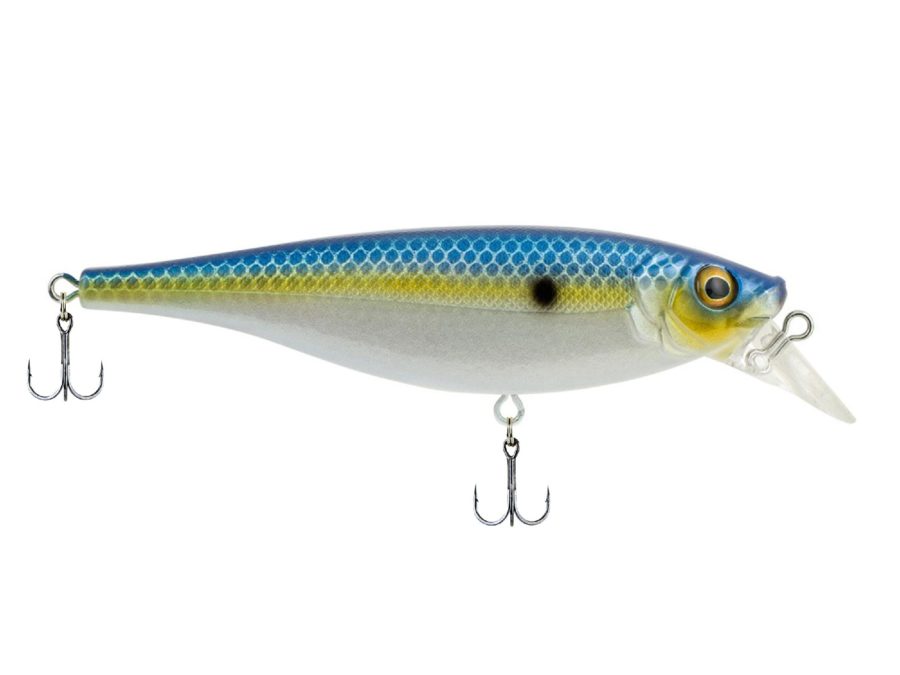 Juke Hard Bait Lure – 4″ Length, 11-16 oz Weight, 3′-5′ Depth, 2 Hooks, Natural Herring, Per 1
