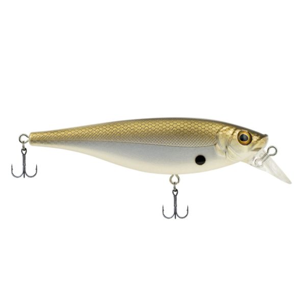 Juke Hard Bait Lure – 4″ Length, 11-16 oz Weight, 3′-5′ Depth, 2 Hooks, Honey Shad, Per 1