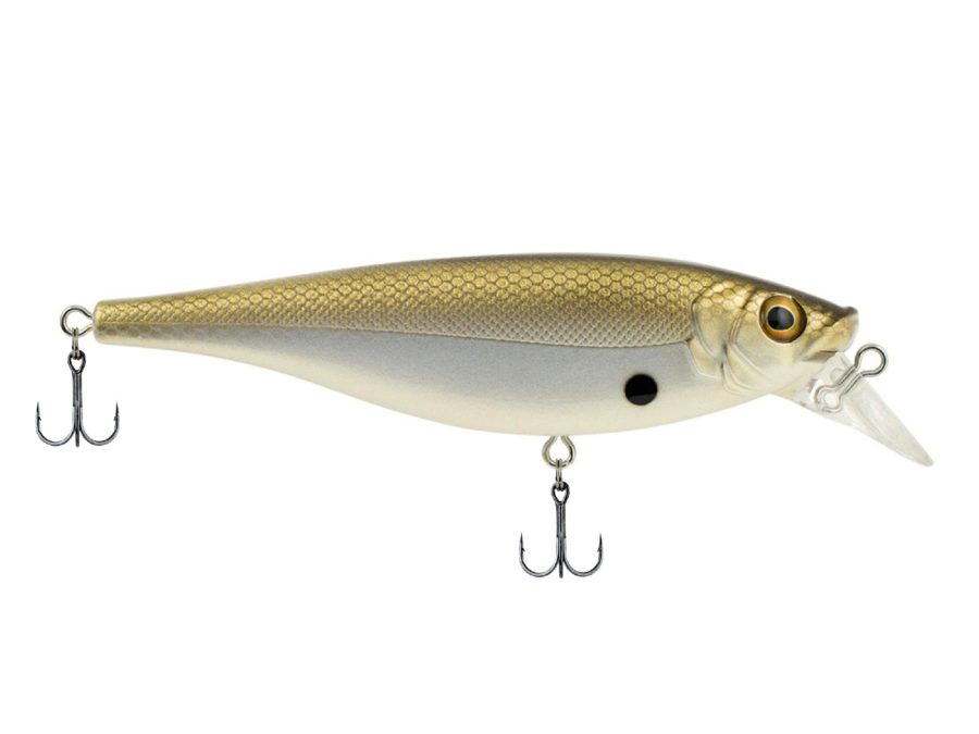 Juke Hard Bait Lure – 4″ Length, 11-16 oz Weight, 3′-5′ Depth, 2 Hooks, Honey Shad, Per 1