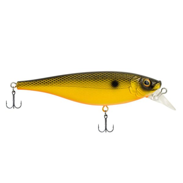 Juke Hard Bait Lure – 4″ Length, 11-16 oz Weight, 3′-5′ Depth, 2 Hooks, Fool’s Gold, Per 1