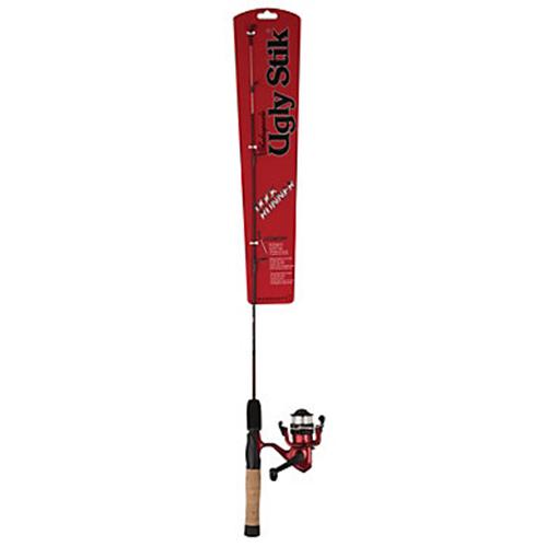 Ugly Stik Dock Runner Spinning Combo, 3′ Length, 4-8 lb Line Rate,  Ambidextrous
