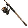Crossfire Spinning Combo – 20 Reel Size, 4 Bearings, 6′ Length, 2 Piece Medium-Light Power, Ambidextrous 19248