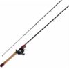 Fuego Baistcasting Combo – 7.3:1 Gear Ratio, 6’6″ Length, 1 Piece Rod, Medium-Heavy Power, Right Hand
