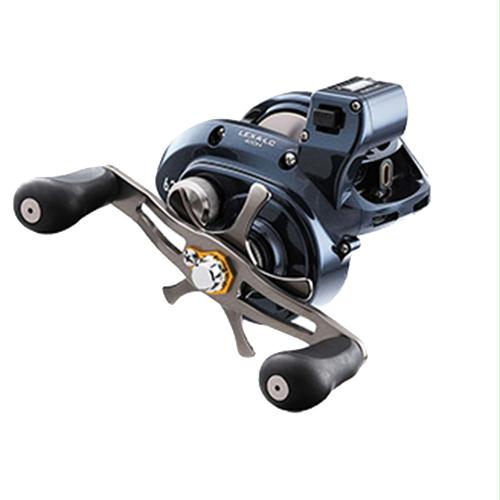 Lexa Line Counter Casting Reel – 400, 5.5:1 Gear Ratio, 27.10″ Retrieve Rate, 25 lb Max Drag, Right Hand