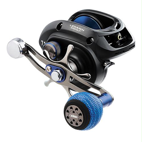 Lexa Type WN Casting Reel – 400, 6.3:1 Gear Ratio, 33.40″ Retrieve Rate, 25 lb Max Drag, Left Hand, Clam
