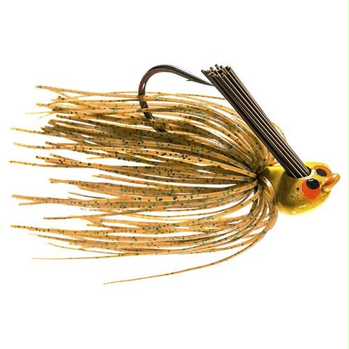 Crosseyez Flipping Jig – Size 4-0 Hook, 1-2 oz, Spring Pumpkin, Package of 1
