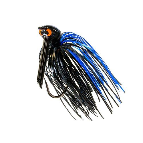 Crosseyez Flipping Jig – Size 4-0 Hook, 3-8 oz, Black-Blue, Package of 1
