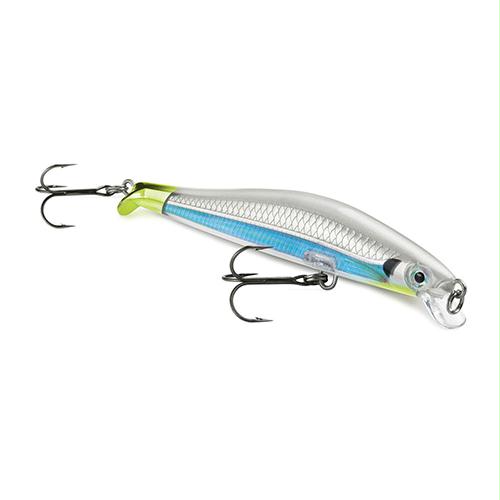 RipStop Lure – Size 12, 4 3-4″ Length, 4′-5′ Depth, 1-2 oz, 3-#5 Hooks, Albino Shiner, Per 1
