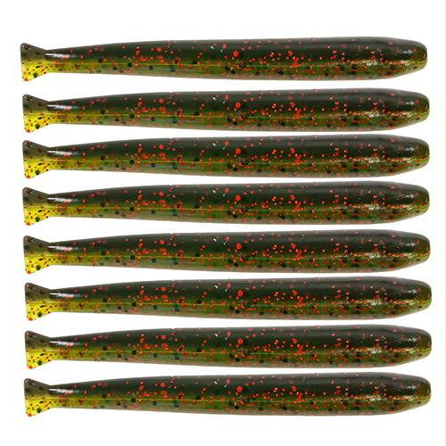TRD Minnowz Soft Bait Lure – 3 1-2″ Length, California Craw, Package of 8