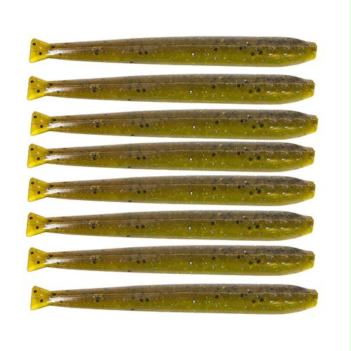 TRD Minnowz Soft Bait Lure – 3 1-2″ Length, Hot Snakes, Package of 8