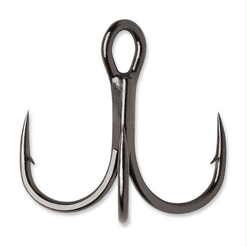 Hybrid Treble Short 1x Hook – #4-0 Hook Size, Black-Nickel, Package of 4