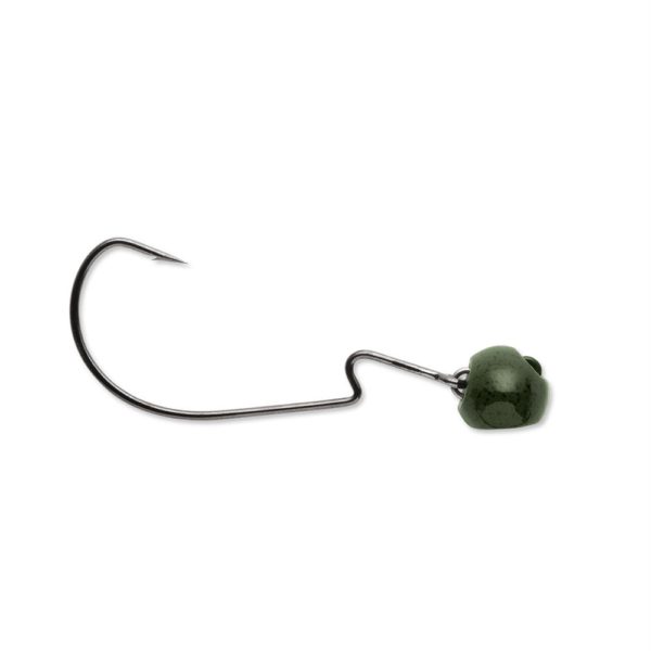 Swingin' Rugby Jig - #3-0 Hook Size, 1-4 oz, Green Pumpkin, Package of 2 Swingin’ Rugby Jig – #3-0 Hook Size, 1-4 oz, Green Pumpkin, Package of 2