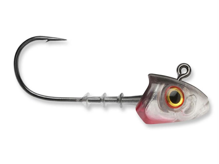360GT Searchbait Weedless Jig – 4 1-2 Length, #4-0 Hook, 1-4 oz, Smokin’ Ghost, Package of 2