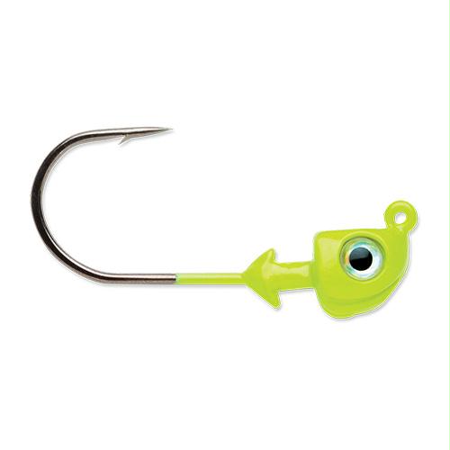 Boxer Jig – #4-0 Hook Size, 3-8 oz, Metallic Chartreuse, Package of 4